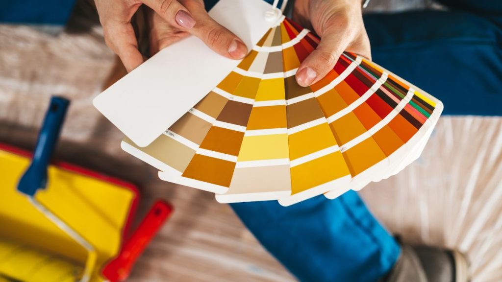 Paleta de colores para salón moderno